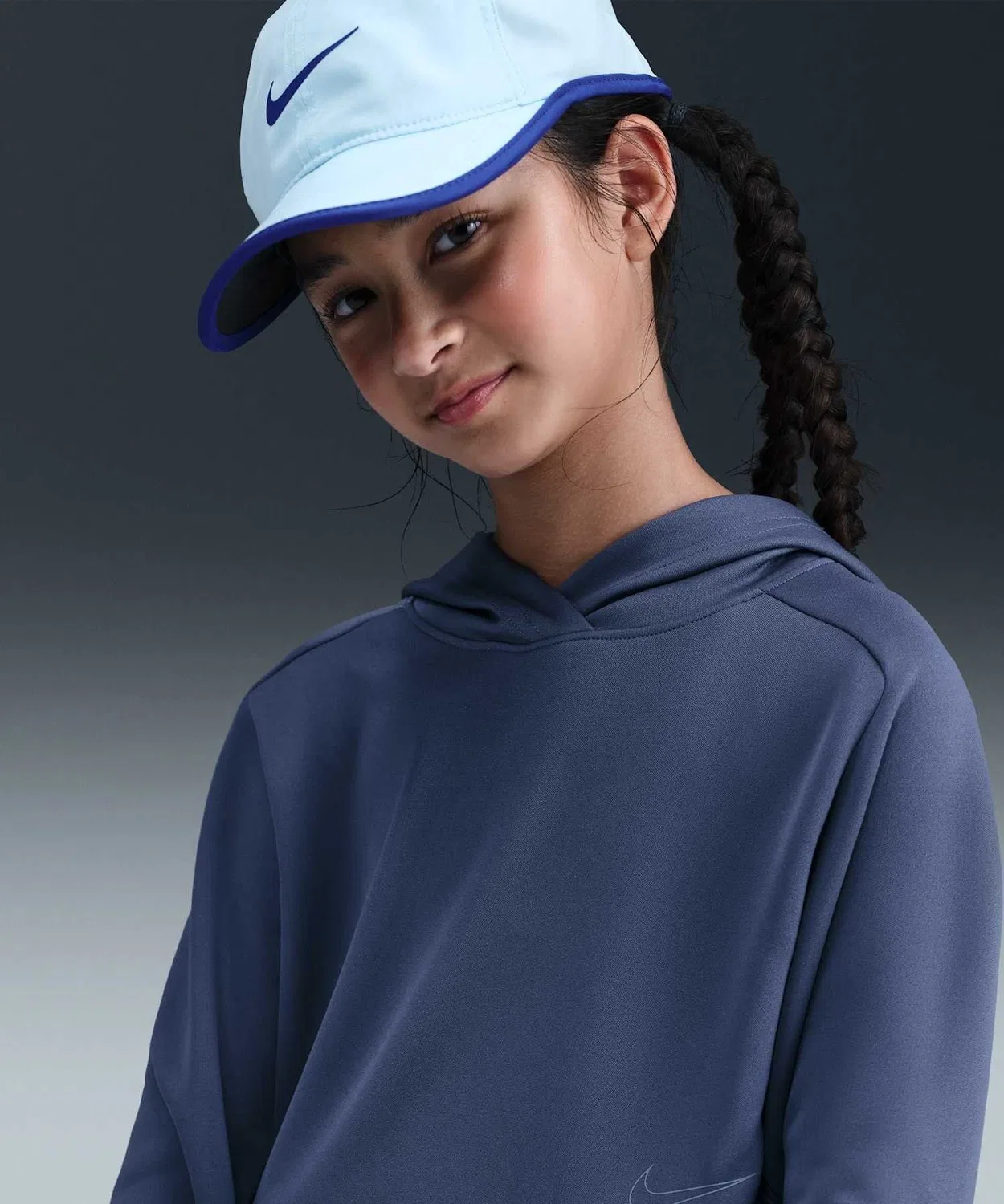Толстовка Nike Dri-FIT пуловер для детей, цвет Sanded Purple — фото 4
