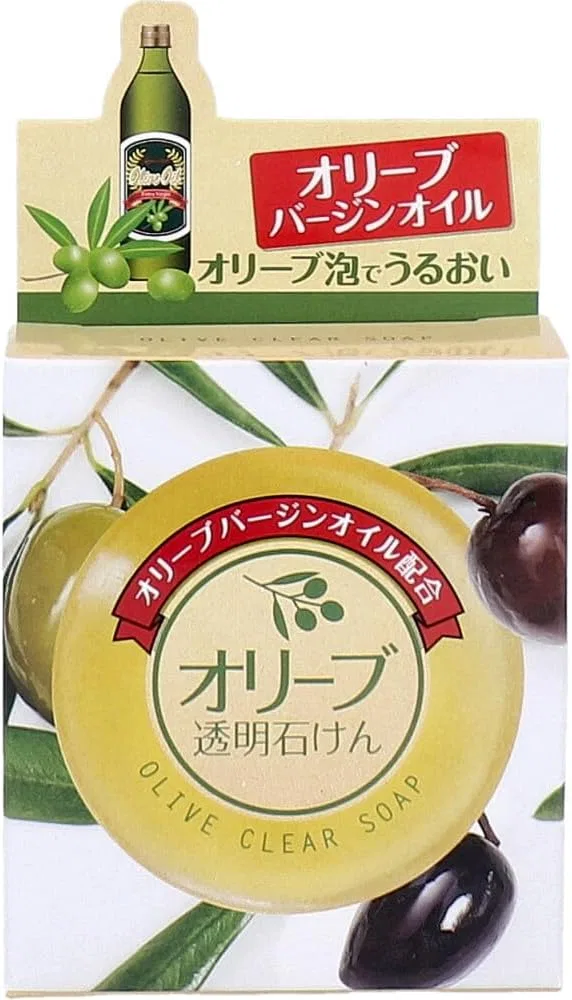 Мыло прозрачное YUZE Olive EX, 90 г, 6 шт