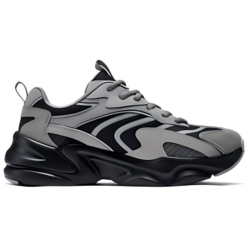 DLITES Низкие Массивные Кроссовки Мужские Серые Черные Skechers — фото 2