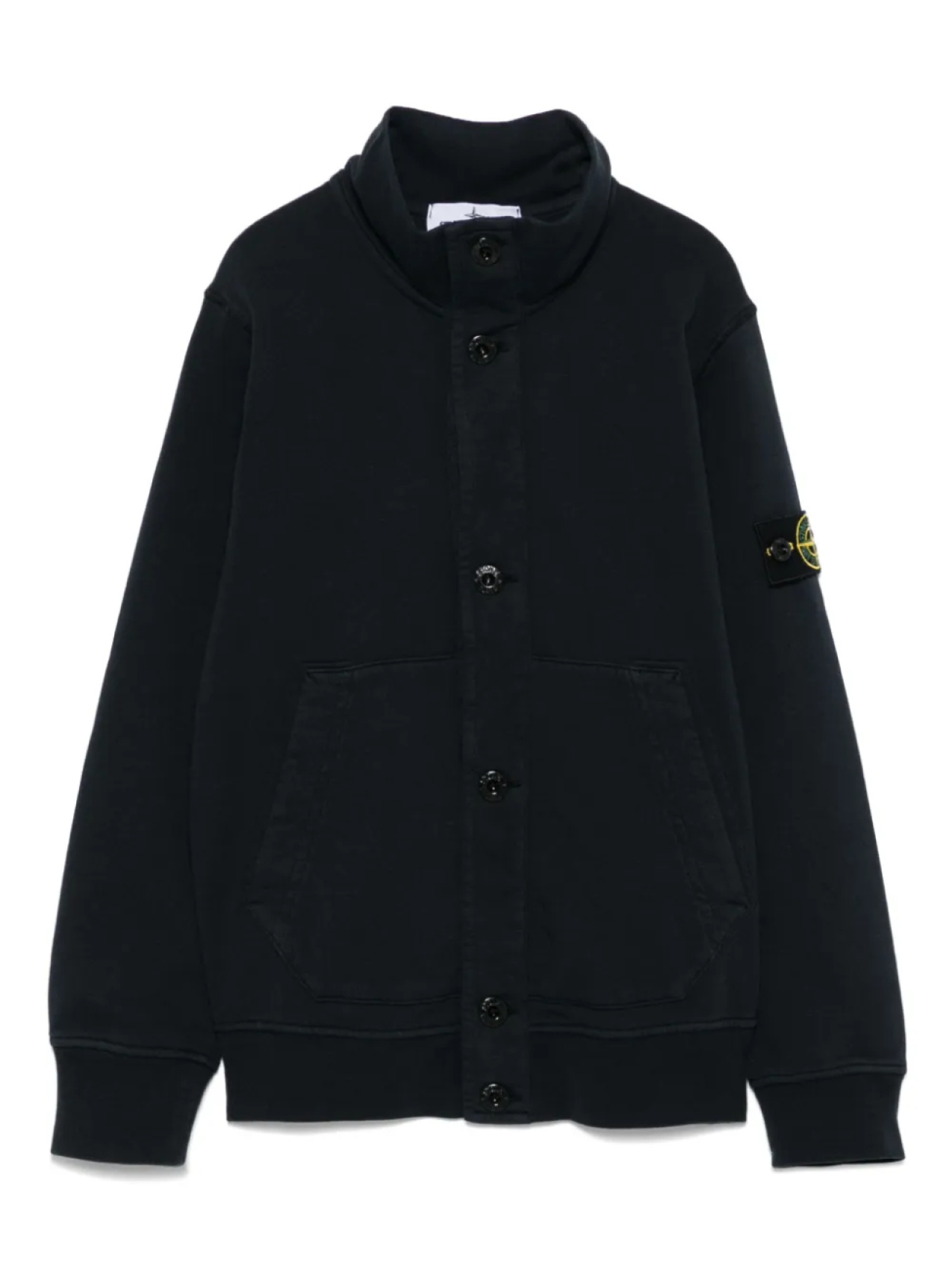 

Stone Island Junior толстовка с нашивкой Compass, синий