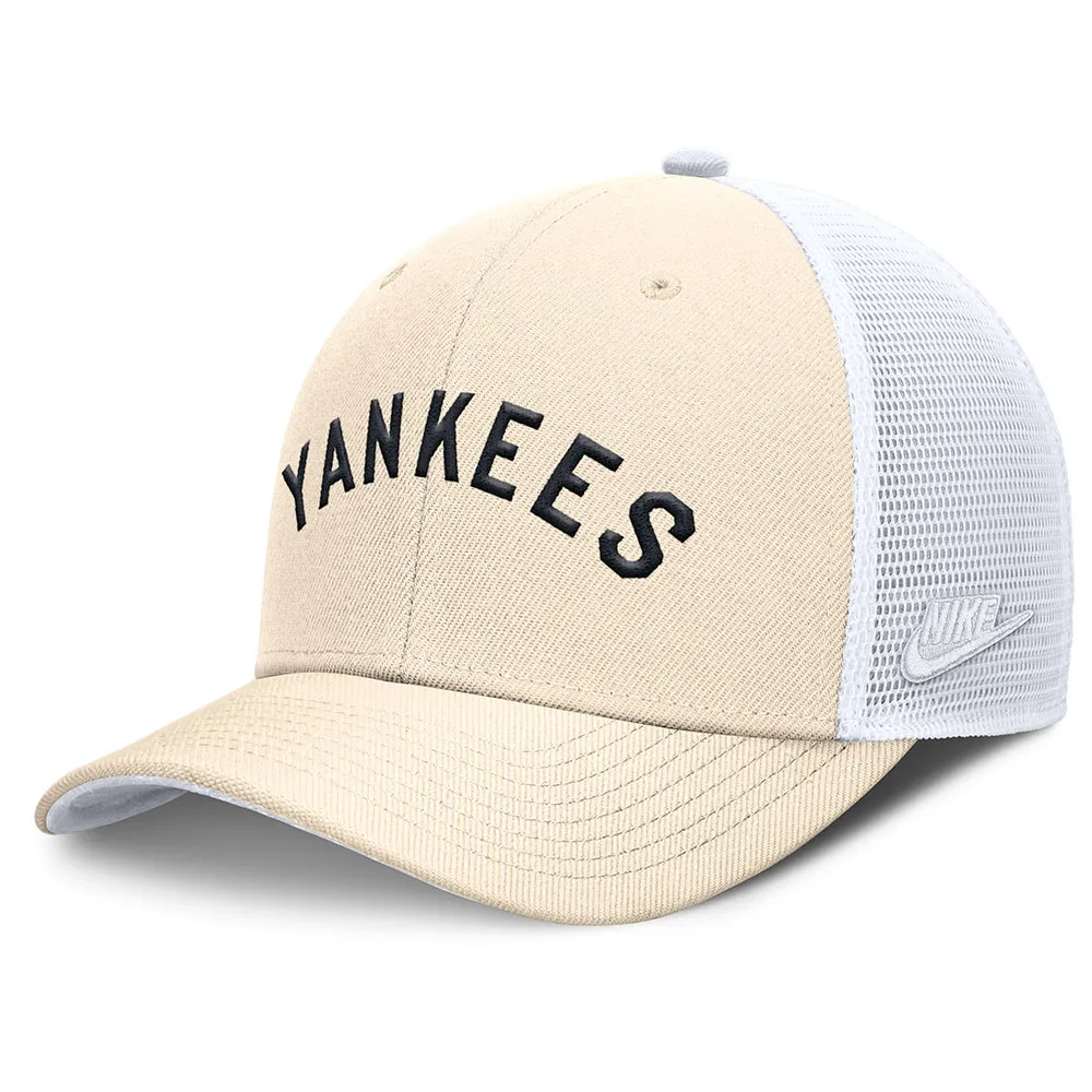 

Бейсболка Nike MLB Dri-Fit Rise Structured New York Yankees, бежевый