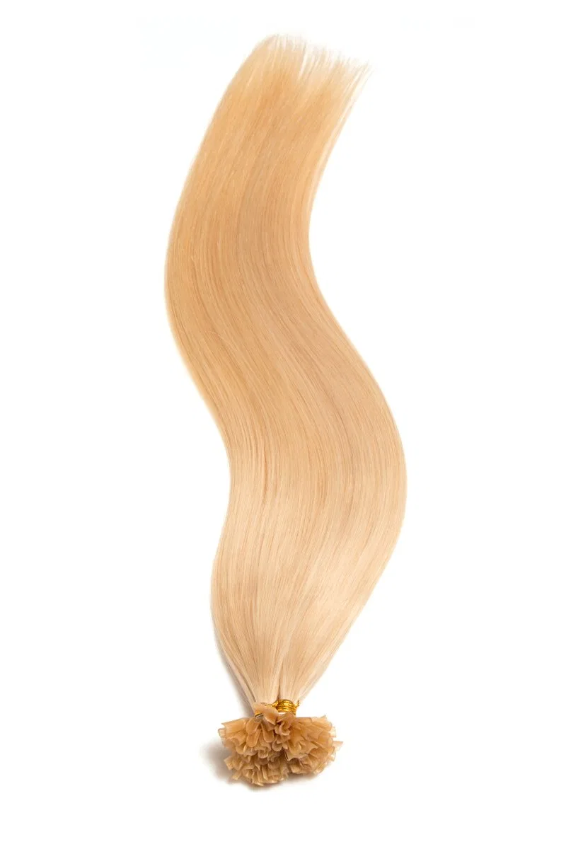 Белые блонд-наращивания из 100% натуральных волос Remy Glamxtensions — фото 4