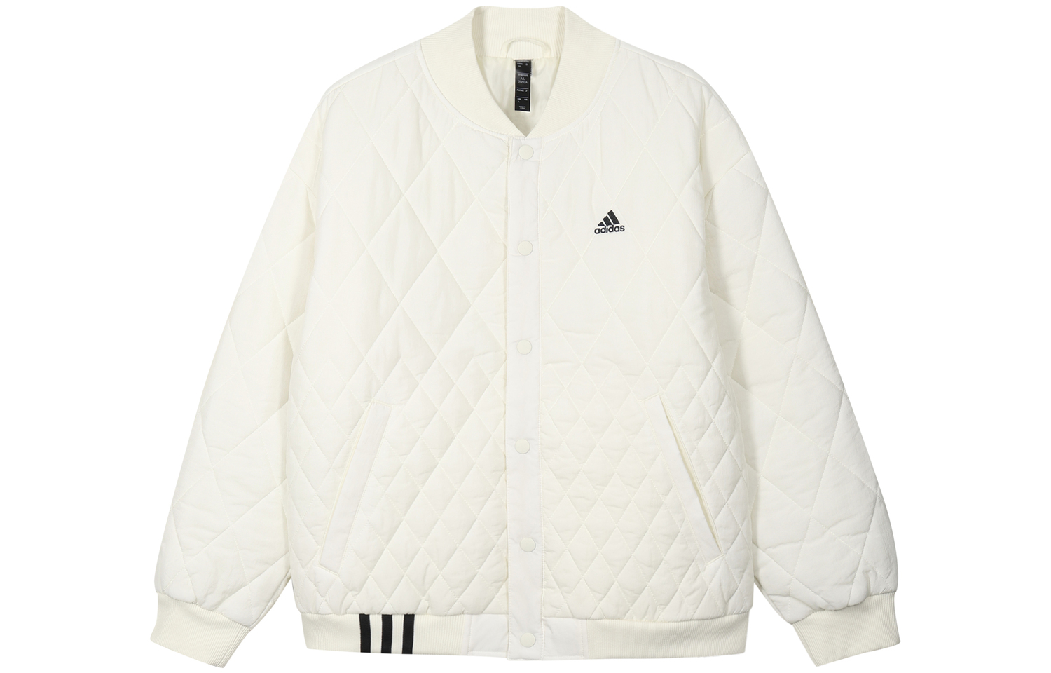 Adidas Пуховик женский цвета слоновой кости, Ivory — фото 3