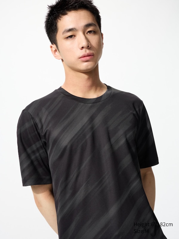 

Футболка Dry-Ex с принтом Uniqlo, 09 black, Черный, Футболка Dry-Ex с принтом Uniqlo, 09 black