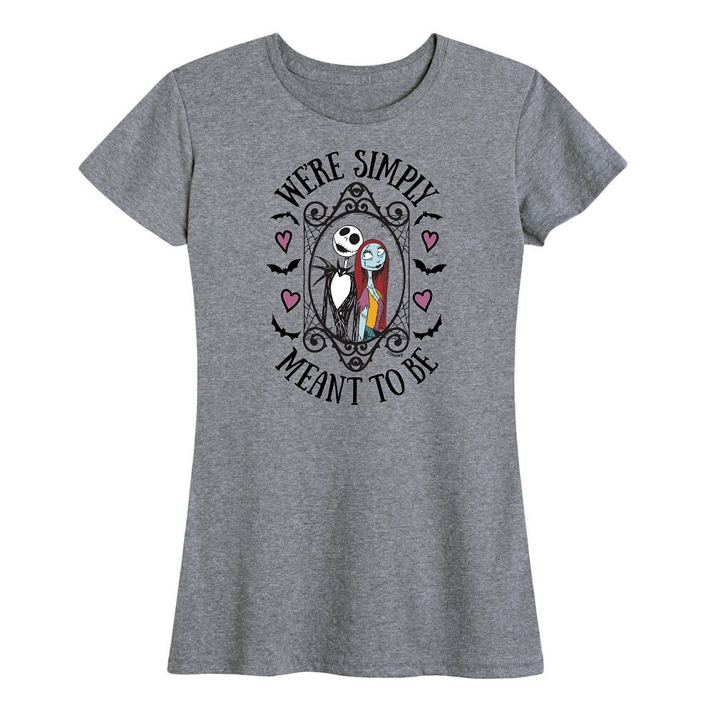 

Женская футболка Disney's Nightmare Before Christmas с рисунком, цвет Light Gray
