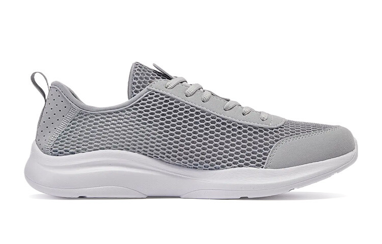 Кроссовки PEAK Lifestyle Shoes Men Low-top Gray, белый/серый — фото 2