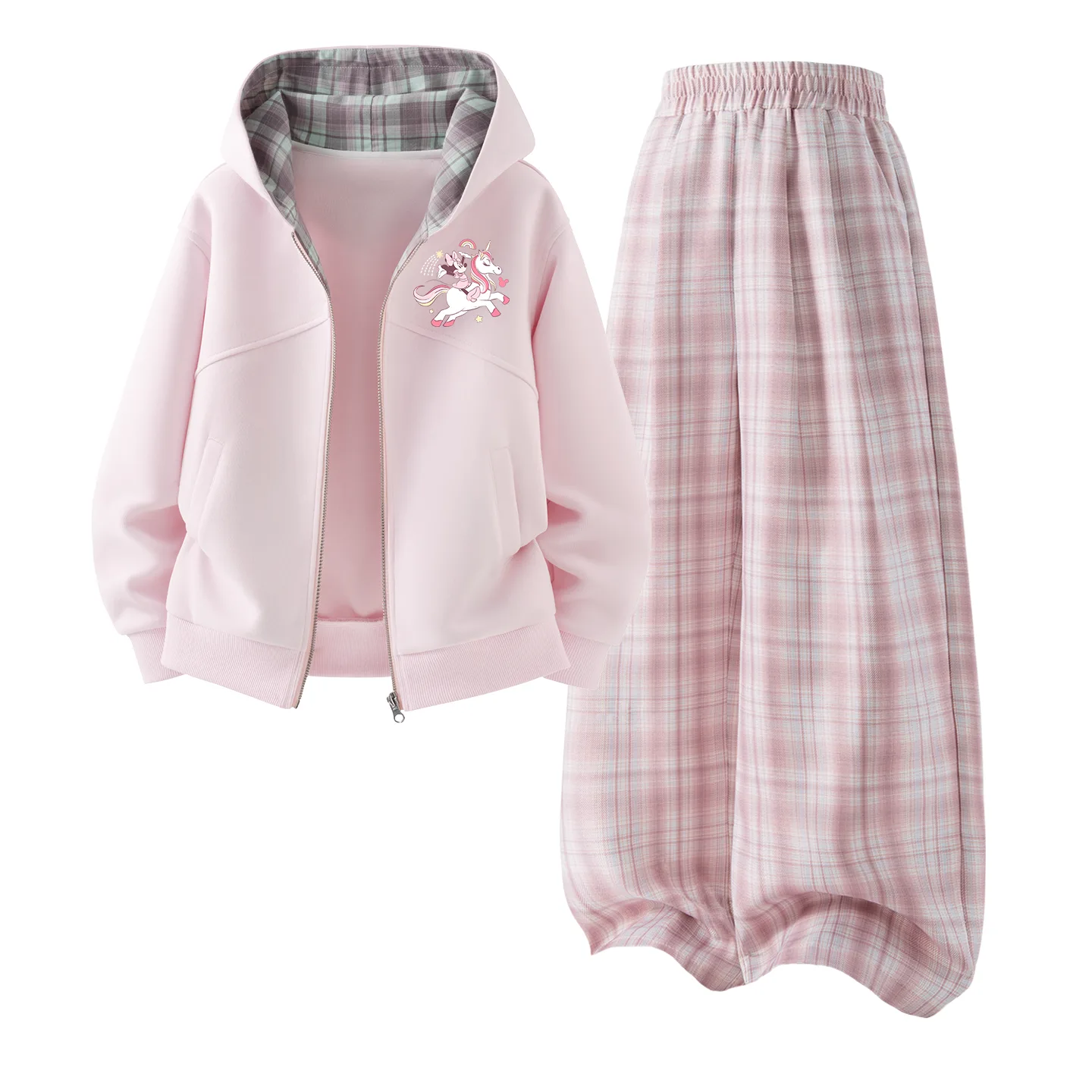 Детский спортивный комплект Casual Sportswear из 2 предметов Disney, Di Smiling Cherry Blossom Pink+Pure Pink Blush — фото 3