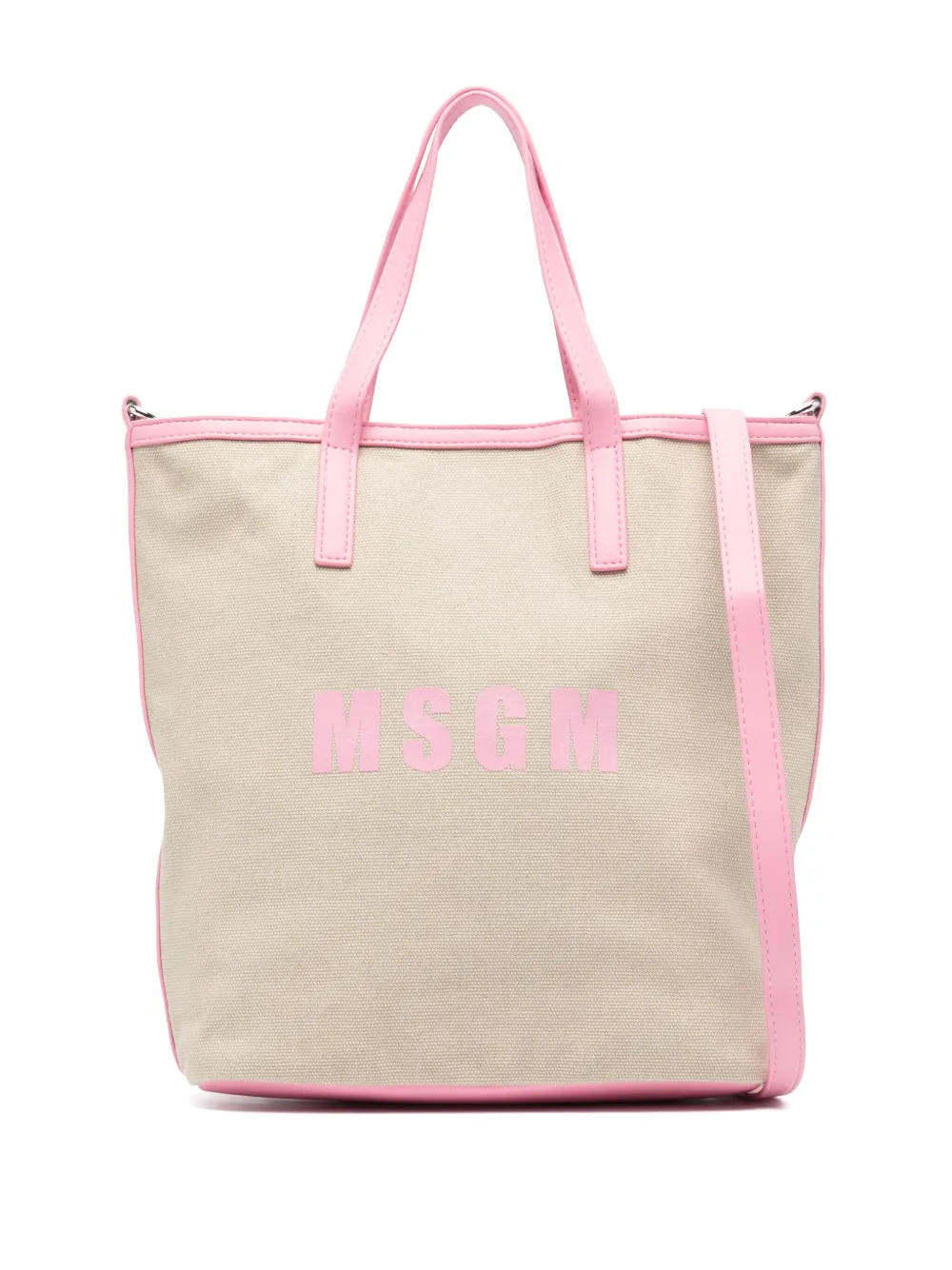

Маленькая сумка-тоут с логотипом MSGM, нейтральный