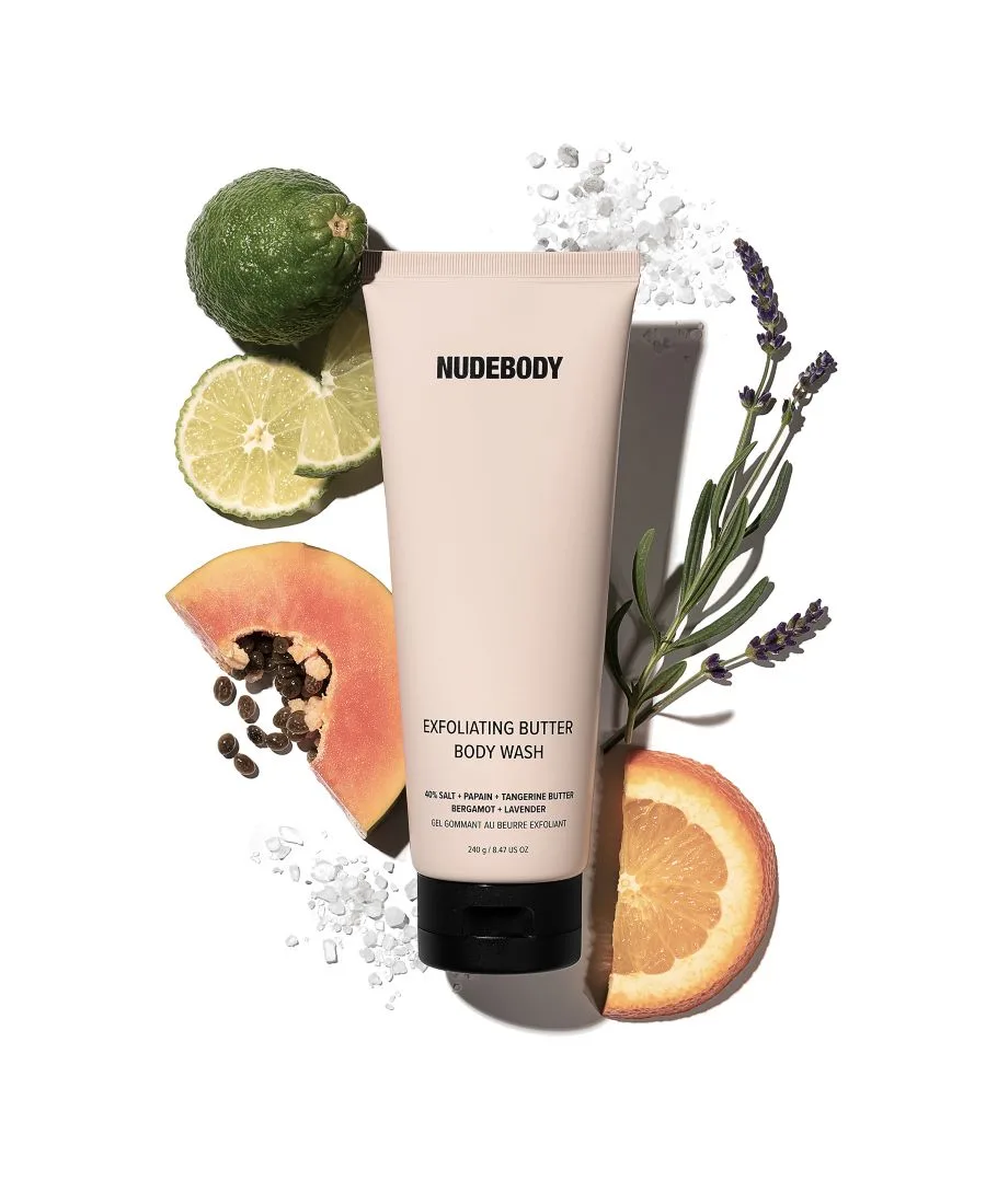 NUDESTIX Отшелушивающий гель для душа NUDEBODY, 240 мл — фото 4