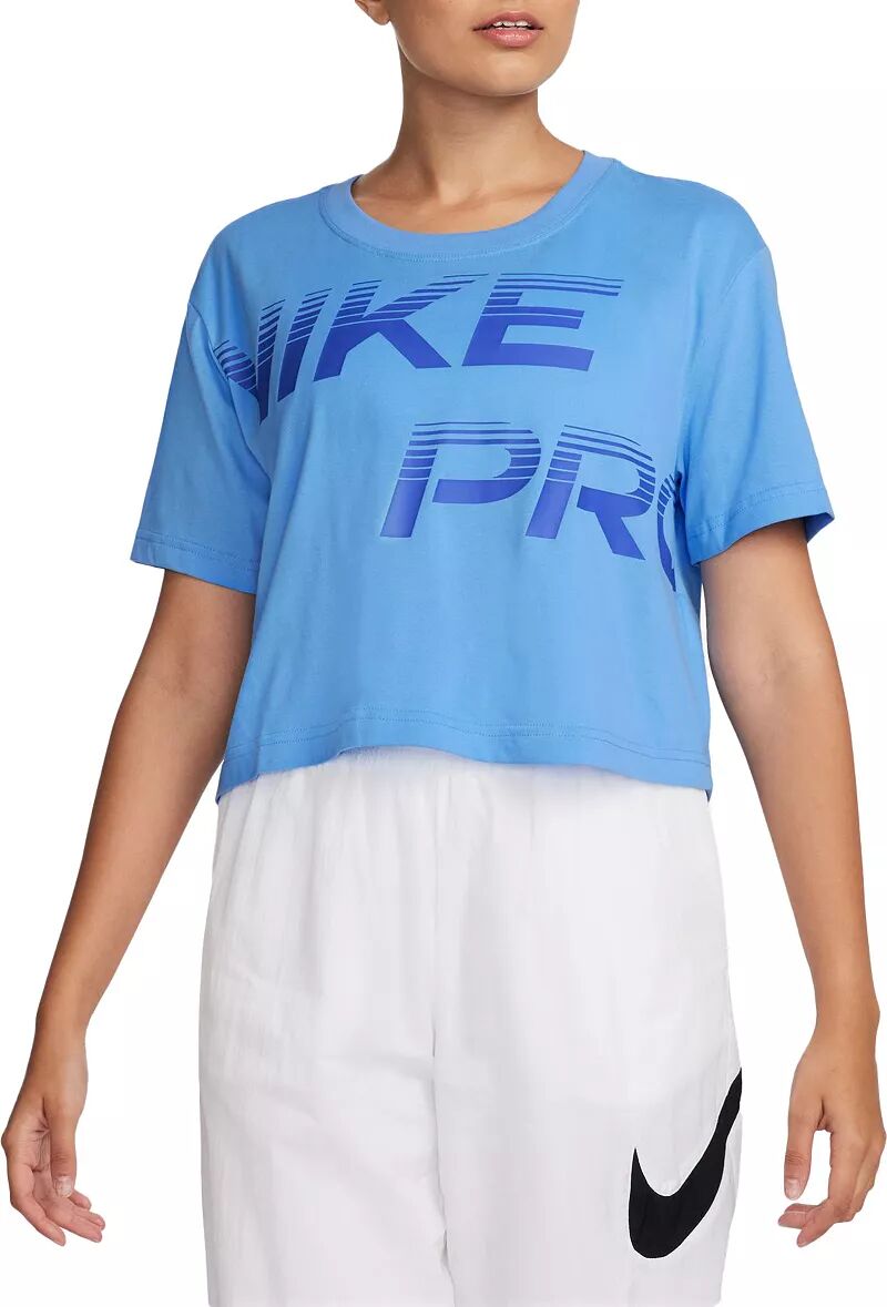 

Женская футболка с короткими рукавами и графикой Nike Pro Dri-FIT