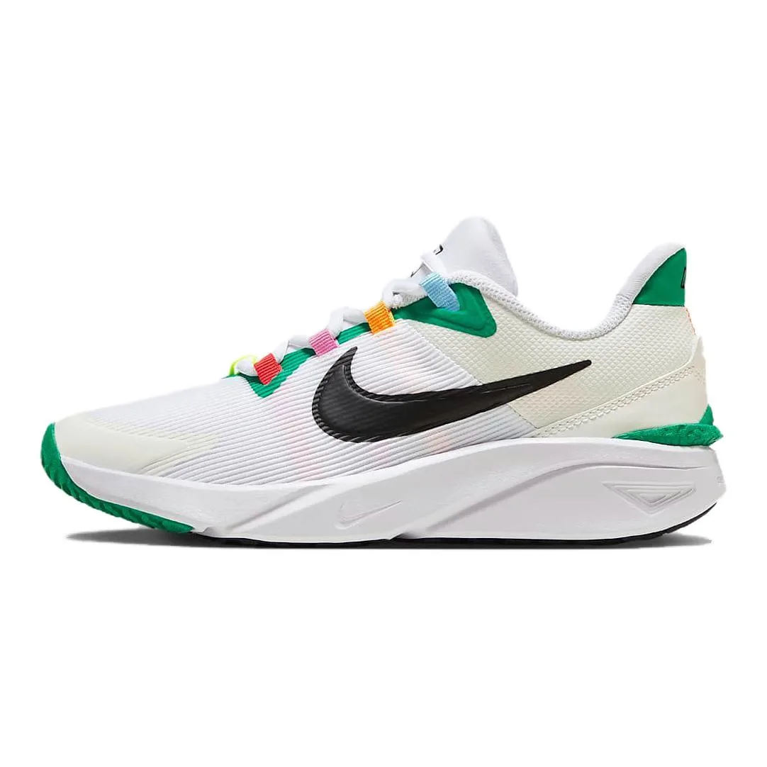 Детские кроссовки для бега Star Runner 4 Nike, белый/белый/черный