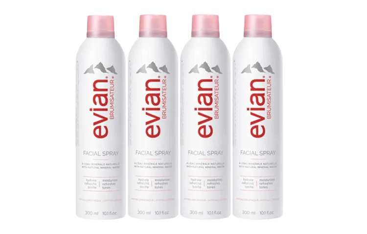 Evian Минеральная вода увлажняющий спрей успокаивающий и восстанавливающий 300мл/300мл*2/300мл*3/300мл*4/300мл*5/400мл, 150ml — фото 4