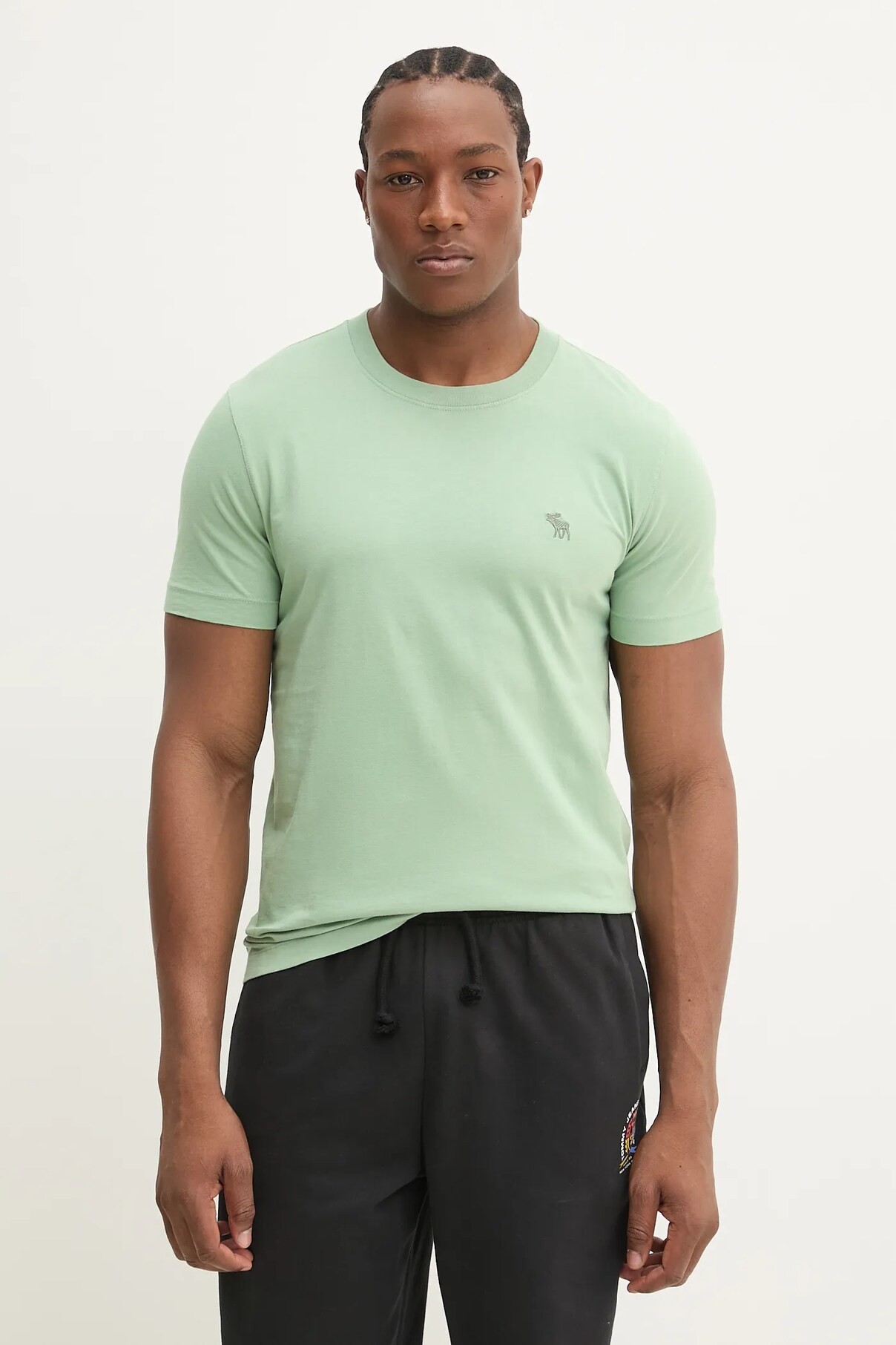 

Футболка из хлопка Abercrombie & Fitch, зеленый