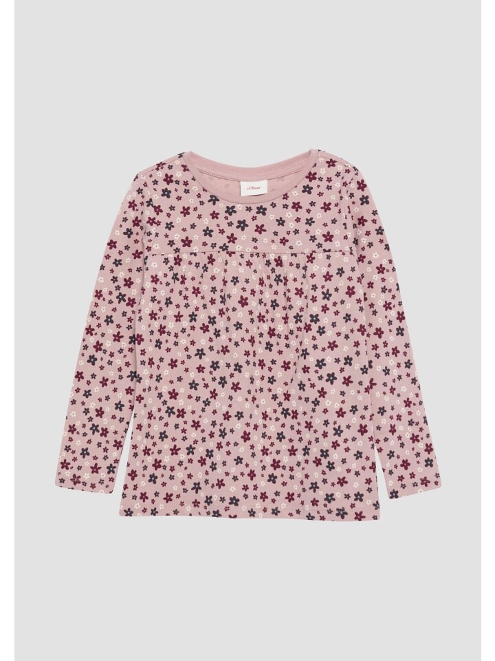 

Футболка s.Oliver T-Shirt langarm, розовый