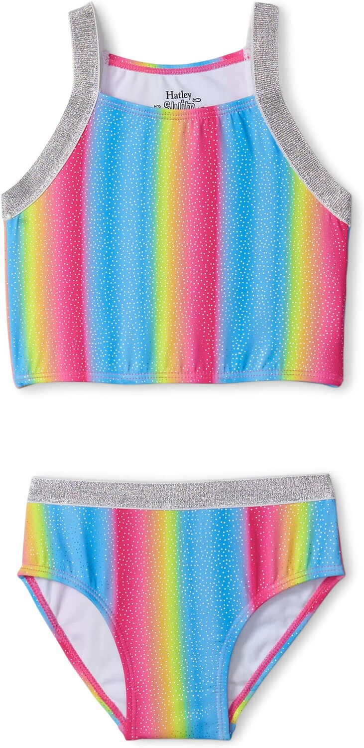 

Купальник Hatley Kids Jelly Bean Rainbow Tankini Set, фиолетовый