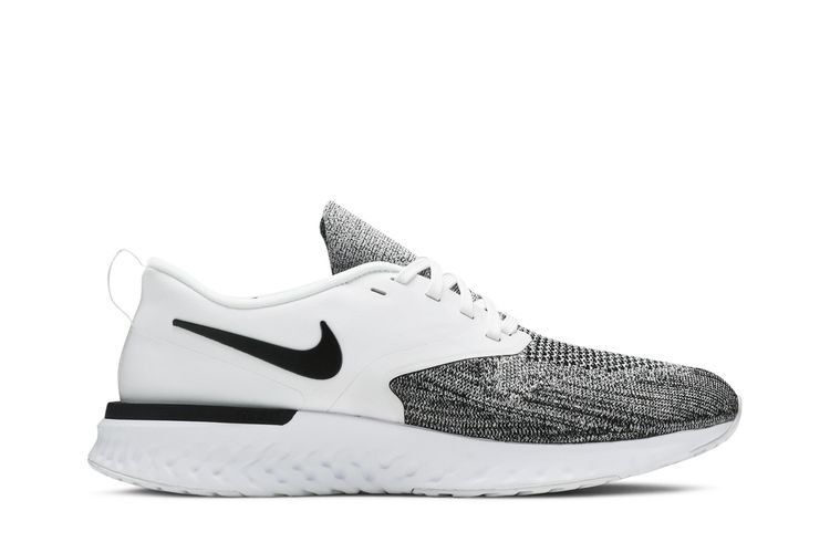 

Кроссовки Odyssey React 2 Flyknit 'White Black', белый
