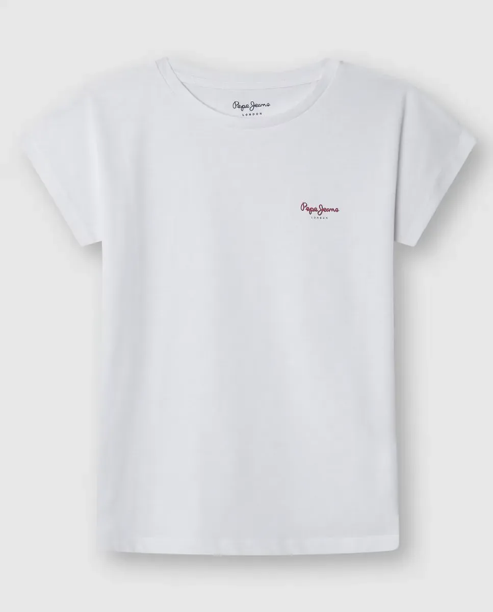Детская футболка Gigi Pepe Jeans, белый