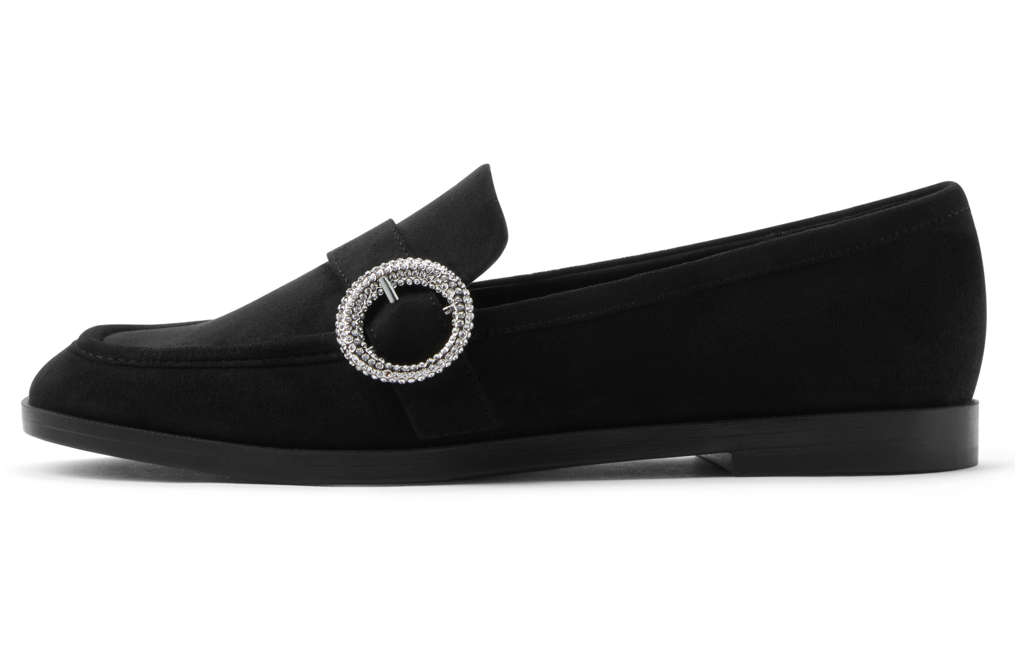 Лоферы 1,6 см CHARLES&KEITH, Чёрные Текстурированные — фото 2