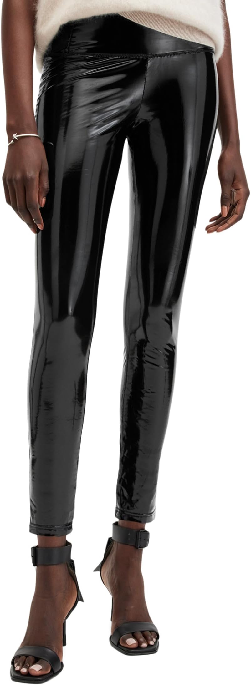 

Брюки AllSaints Cora Shine Leggings, цвет Black 1