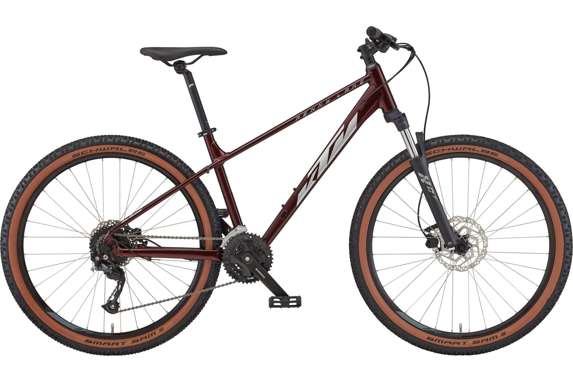 

Горный велосипед KTM Penny Lane 271 - 27,5 дюймов - Diamant - Aktion, цвет Silber|night red (silver)
