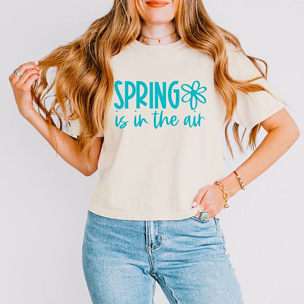 

Боксовый кроп-топ Spring is in the air Simply Sage Market, Ivory