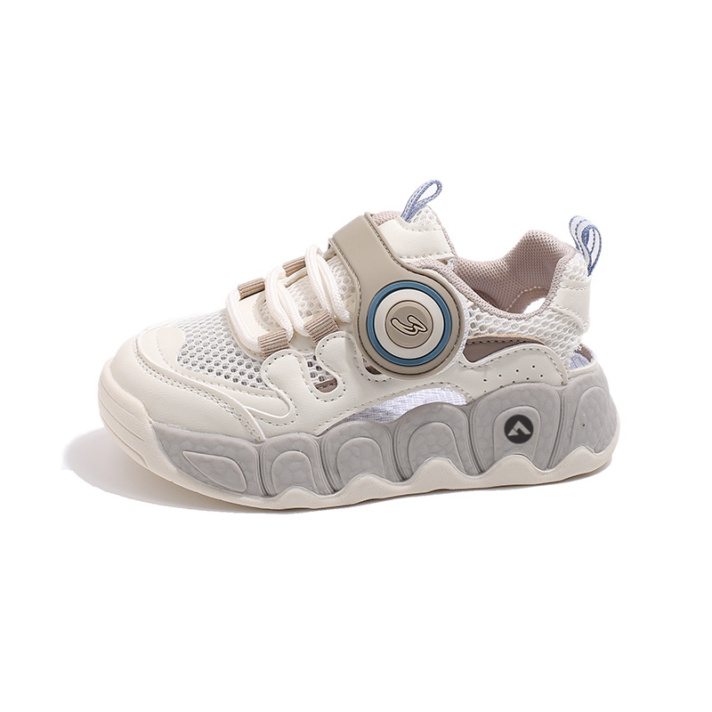 

Нескользящие, легкие, амортизирующие, низкие детские кроссовки для повседневной носки TROADLOP, экрю