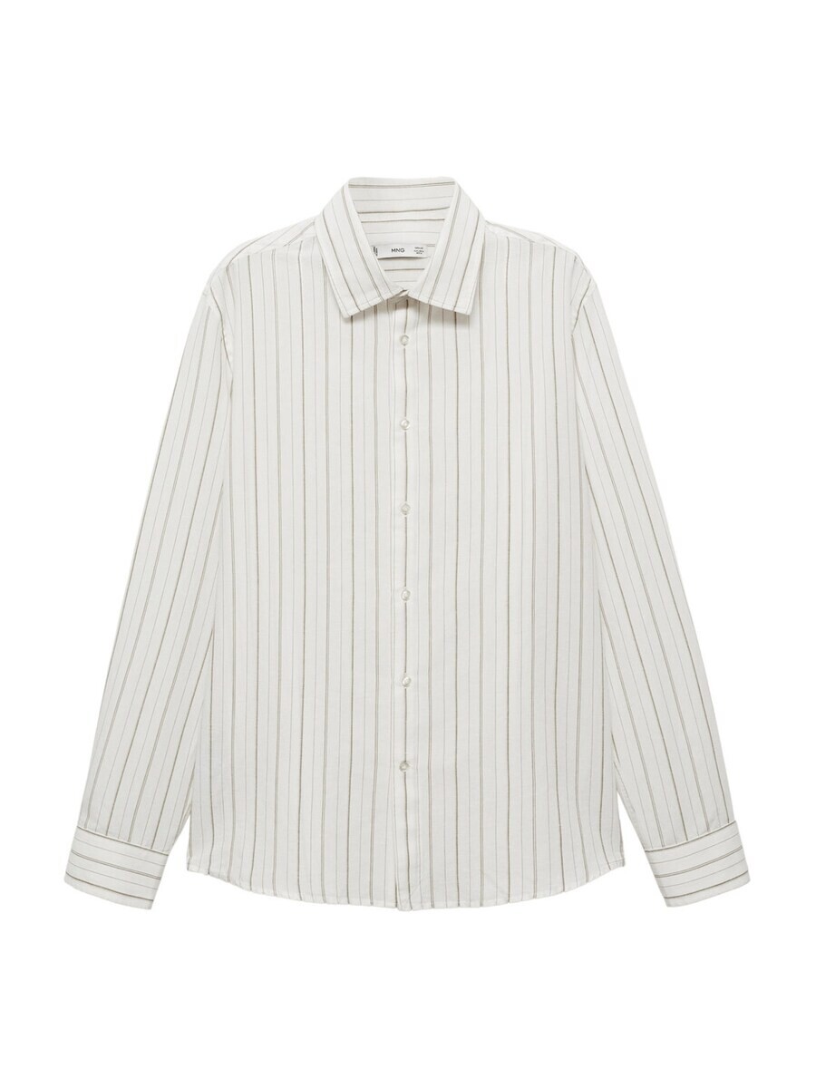 

Повседневная рубашка MANGO MAN Regular fit Button Up Shirt Elda, белый