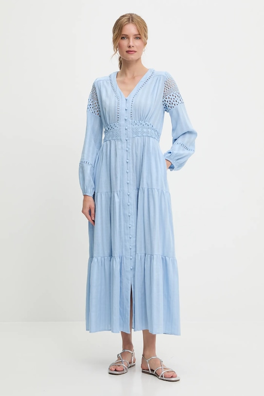 

Хлопковое платье Answear.Lab, синий