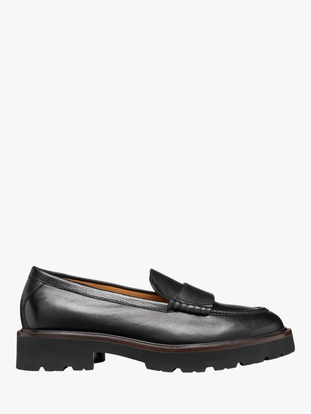 Кожаные лоферы Norize Geox, Black