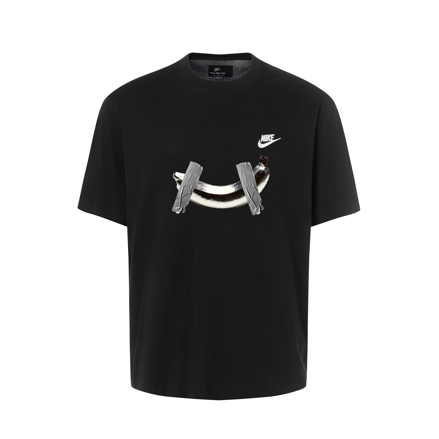 

Футболка унисекс черная Nike, черный