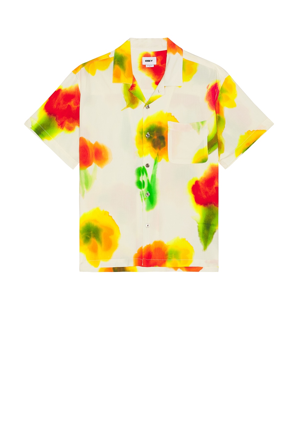 

Тканая рубашка Kinney Obey, cream multi