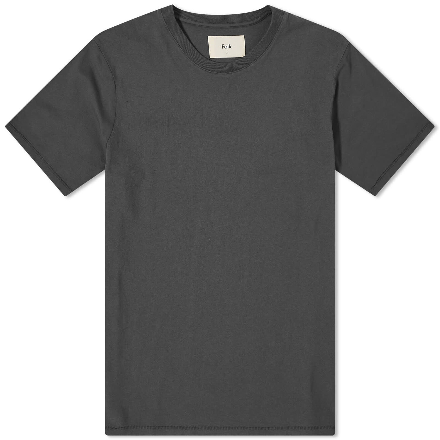 

Футболка Folk Contrast Sleeve, цвет Soft Black