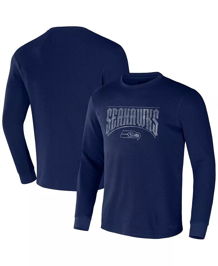 

Мужская коллекция NFL x Darius Rucker от College Navy Distressed Seattle Seahawks термофутболка с длинным рукавом Fanatics
