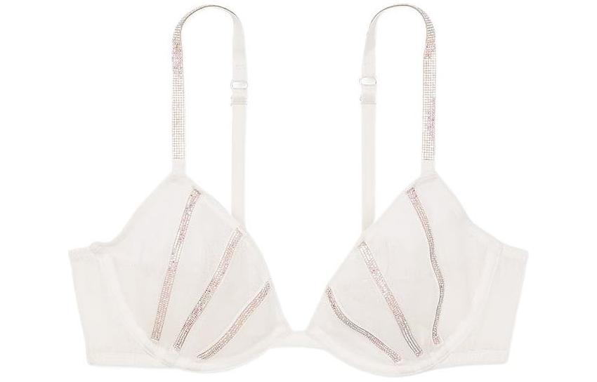 

Женский бюстгальтер Victoria's Secret, цвет Coconut White/White