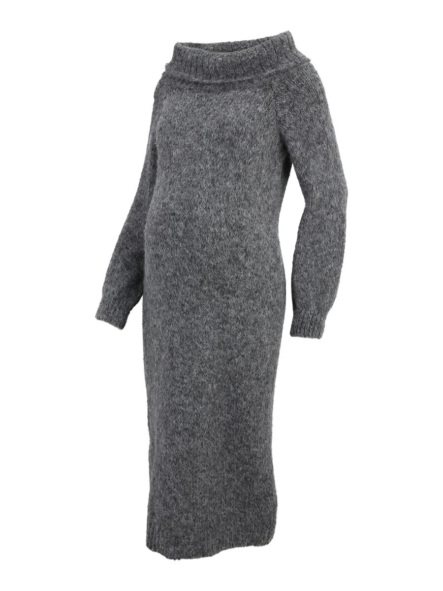 

Вязаное платье Only Maternity Knitted dress, пятнистый серый
