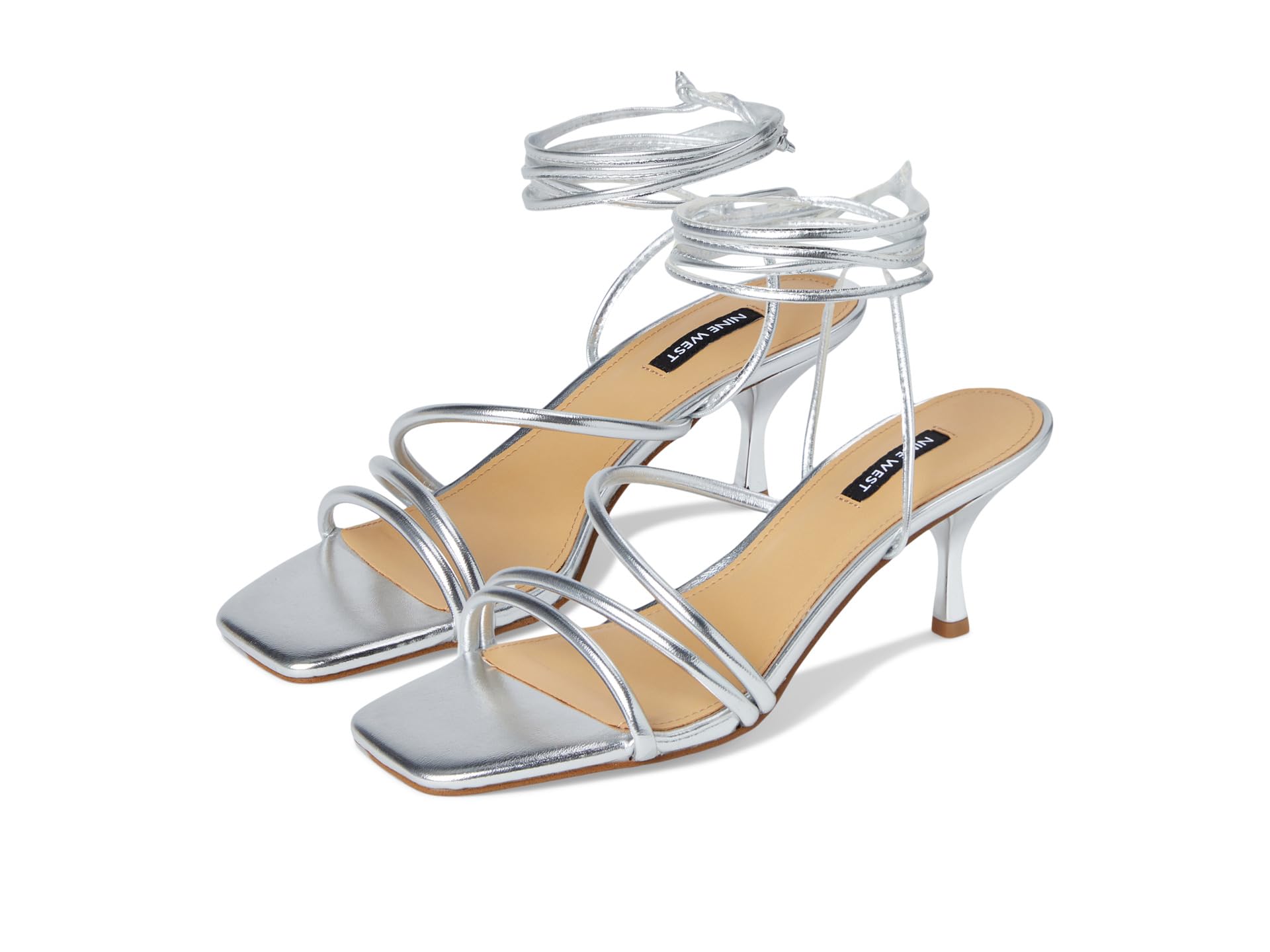 Сандалии Nine West Hendy, серебряный