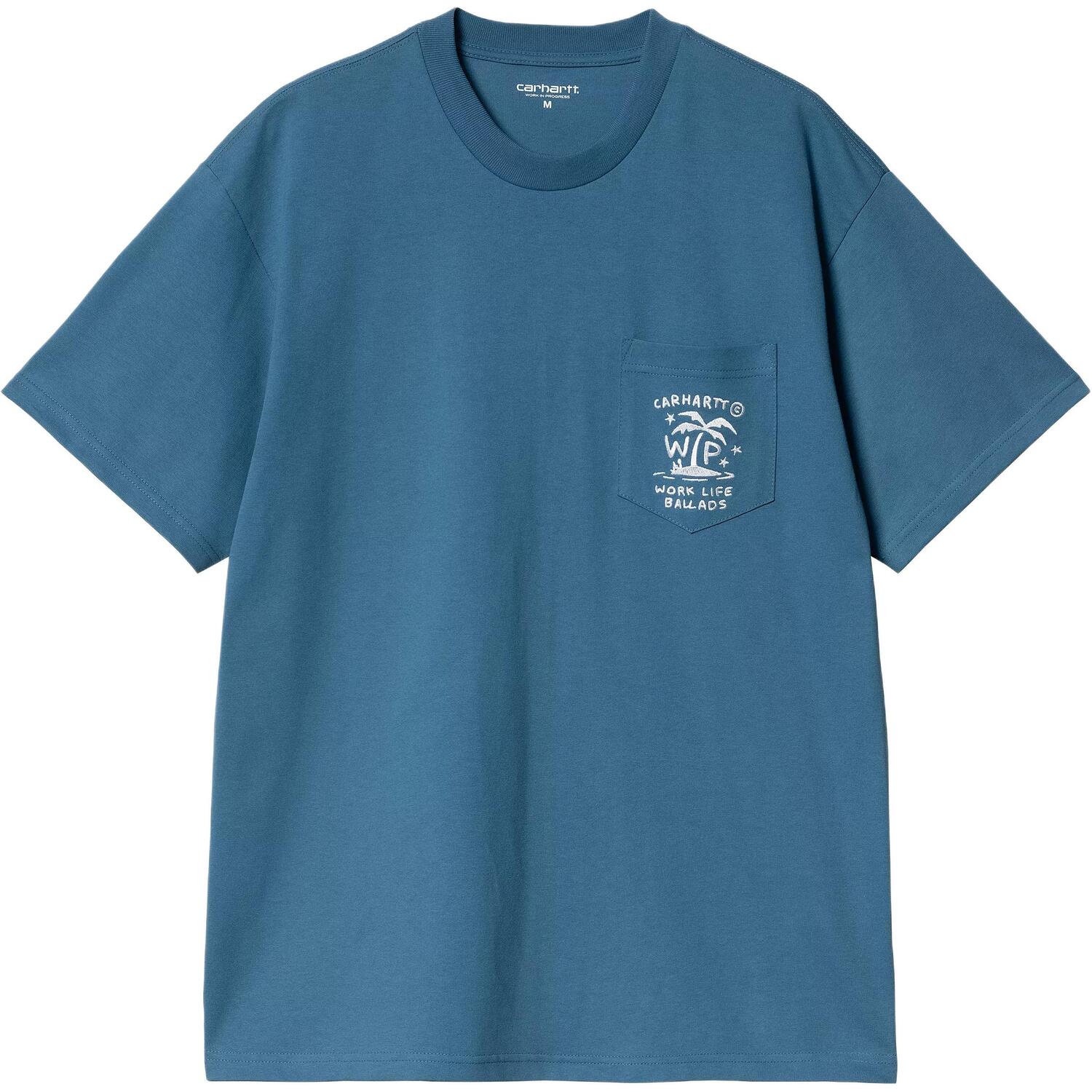 

Футболка Carhartt с принтом на кармане Carhartt WIP, Teal