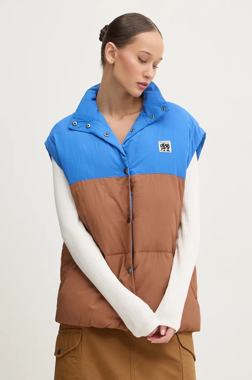 

Утепленный жилет без рукавов Quiksilver, коричневый