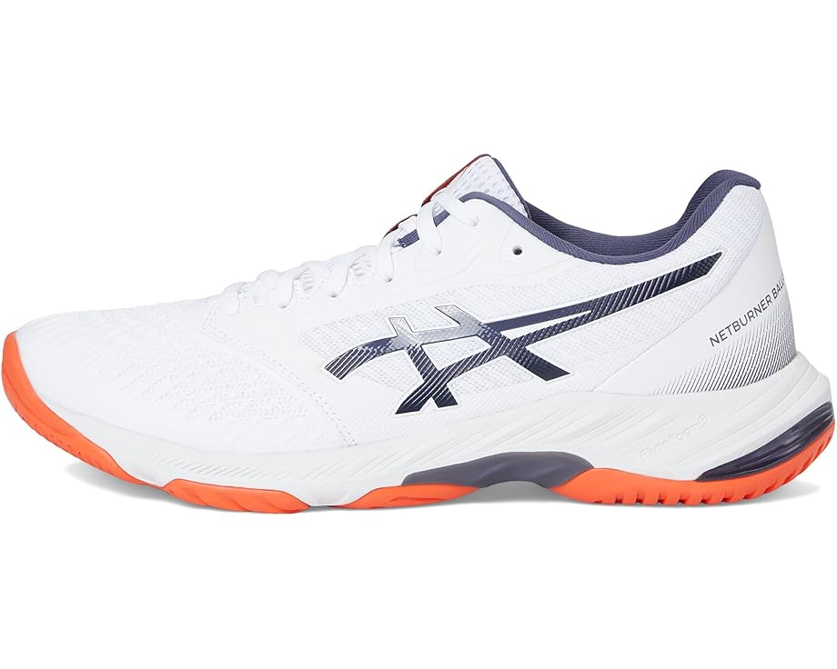 Кроссовки ASICS Netburner Ballistic FF 3 Volleyball Shoe, цвет White/Indigo Fog — фото 4