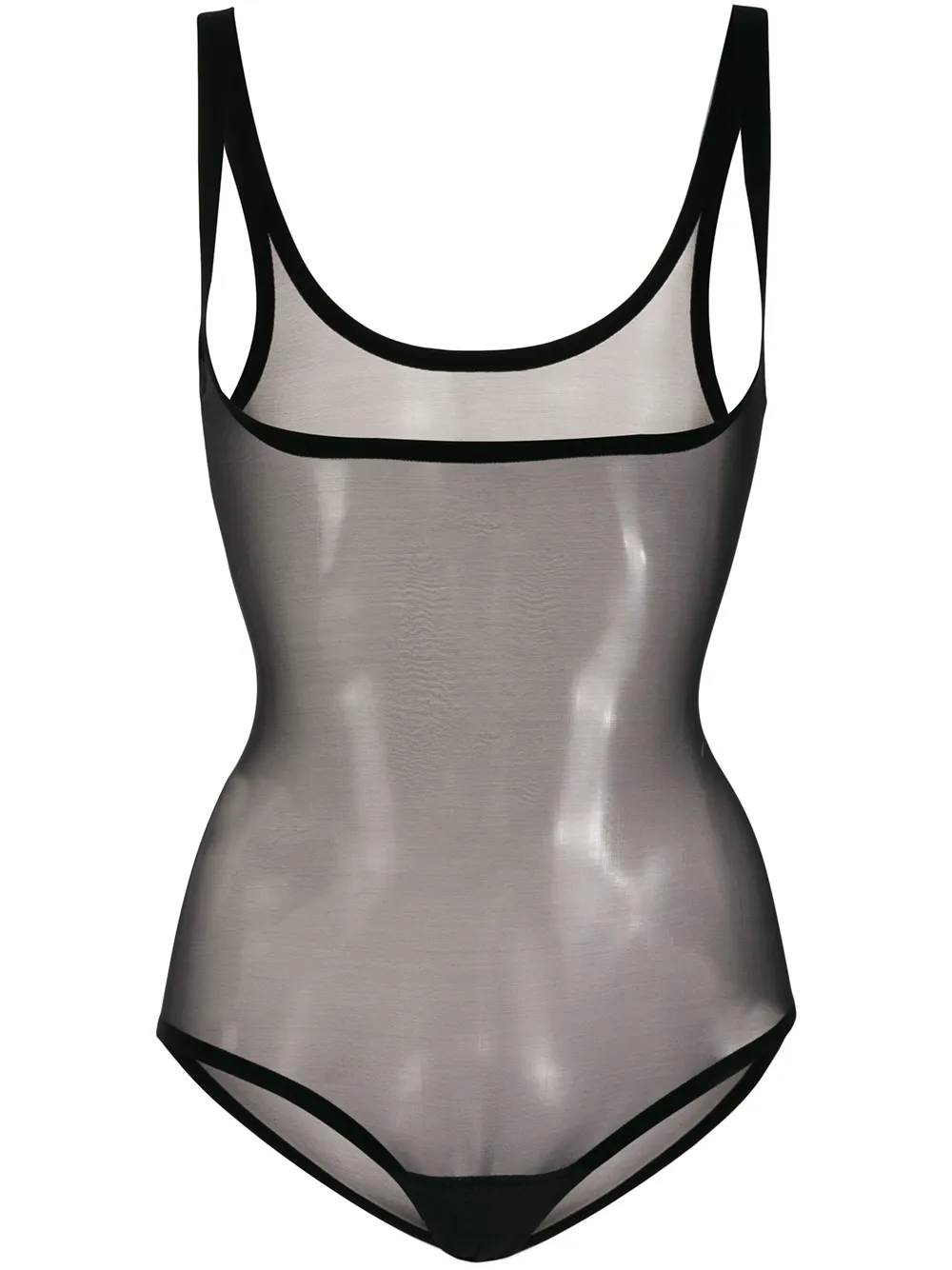 

Корректирующее платье из тюля Wolford, черный
