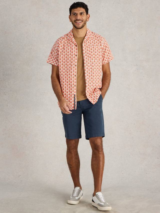 

Хлопковая рубашка хейл обычного кроя с принтом White Stuff, White/Multi