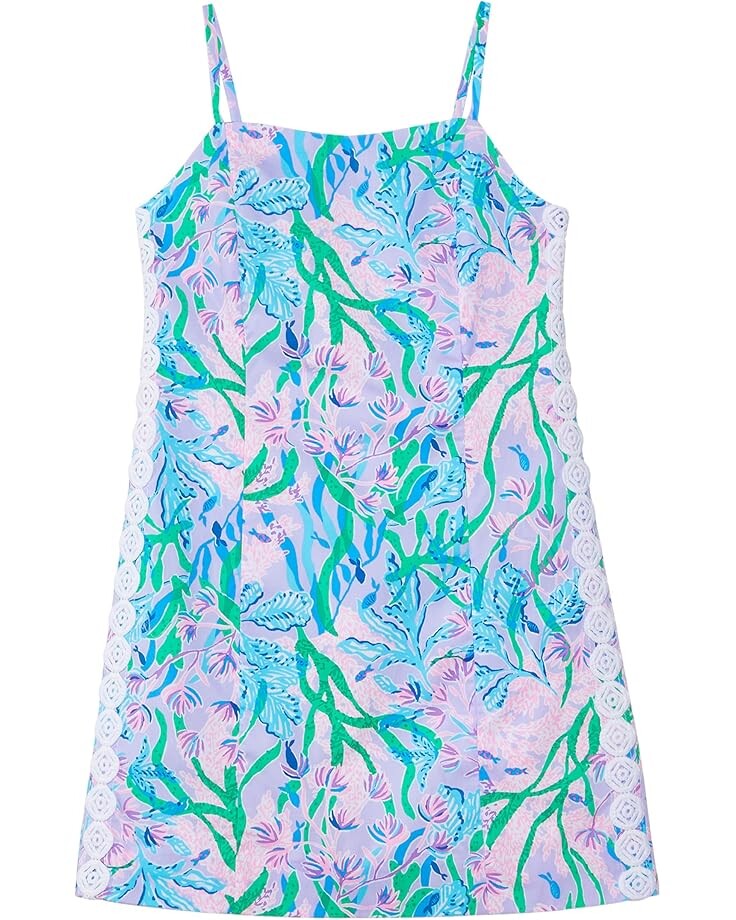 

Платье Lilly Pulitzer Kids Mini Shelli Dress, цвет Multi Seacret Escape