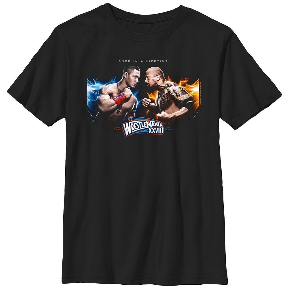 

Футболка с рисунком WWE Wrestlemania XXVIII для мальчиков Licensed Character, черный