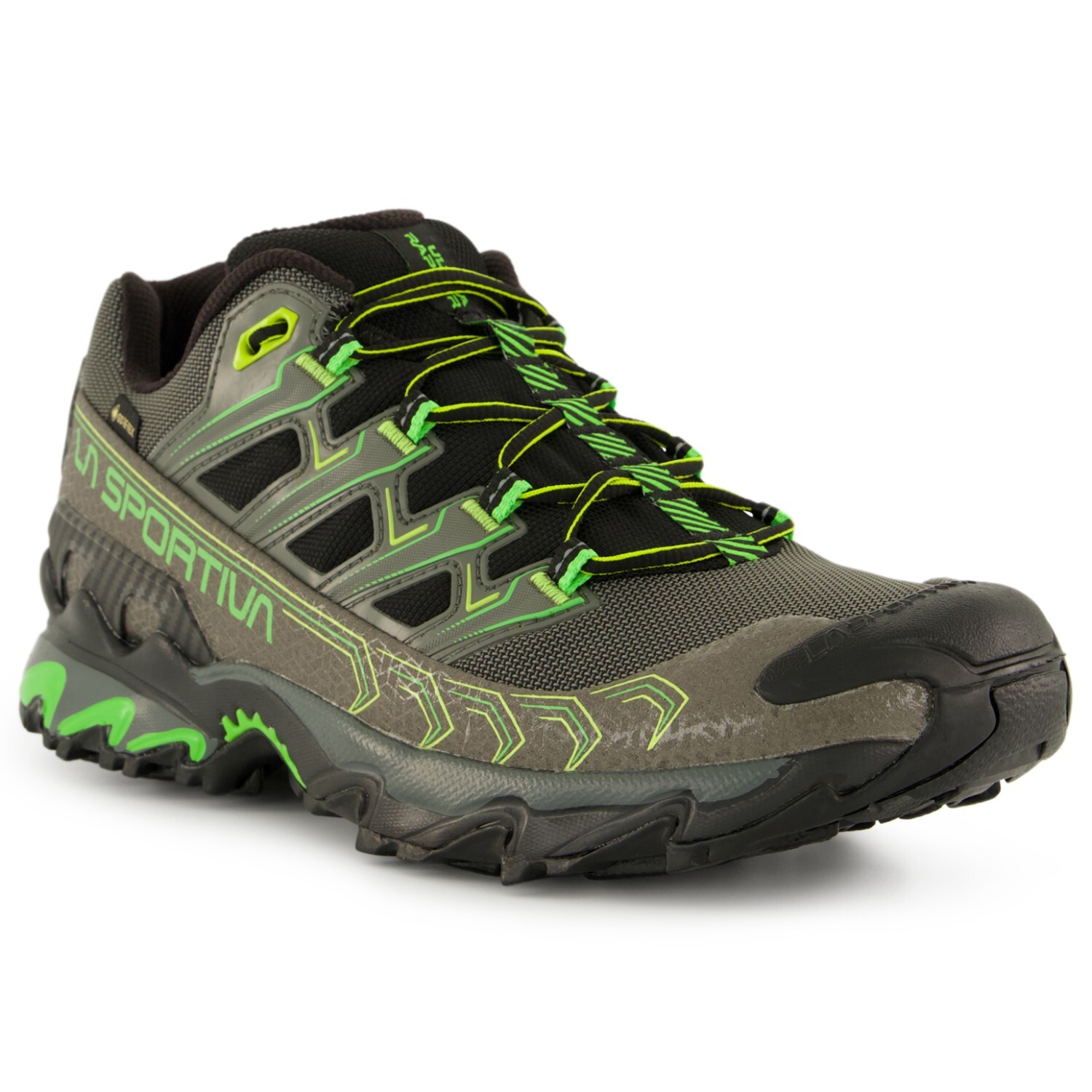 Кроссовки для бега по пересеченной местности La Sportiva Ultra Raptor II GTX, цвет Metal/Flash Green — фото 2