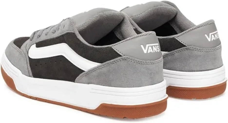Классические кроссовки Vans в стиле скейтборд с резиновой подошвой, черно-серые — фото 3