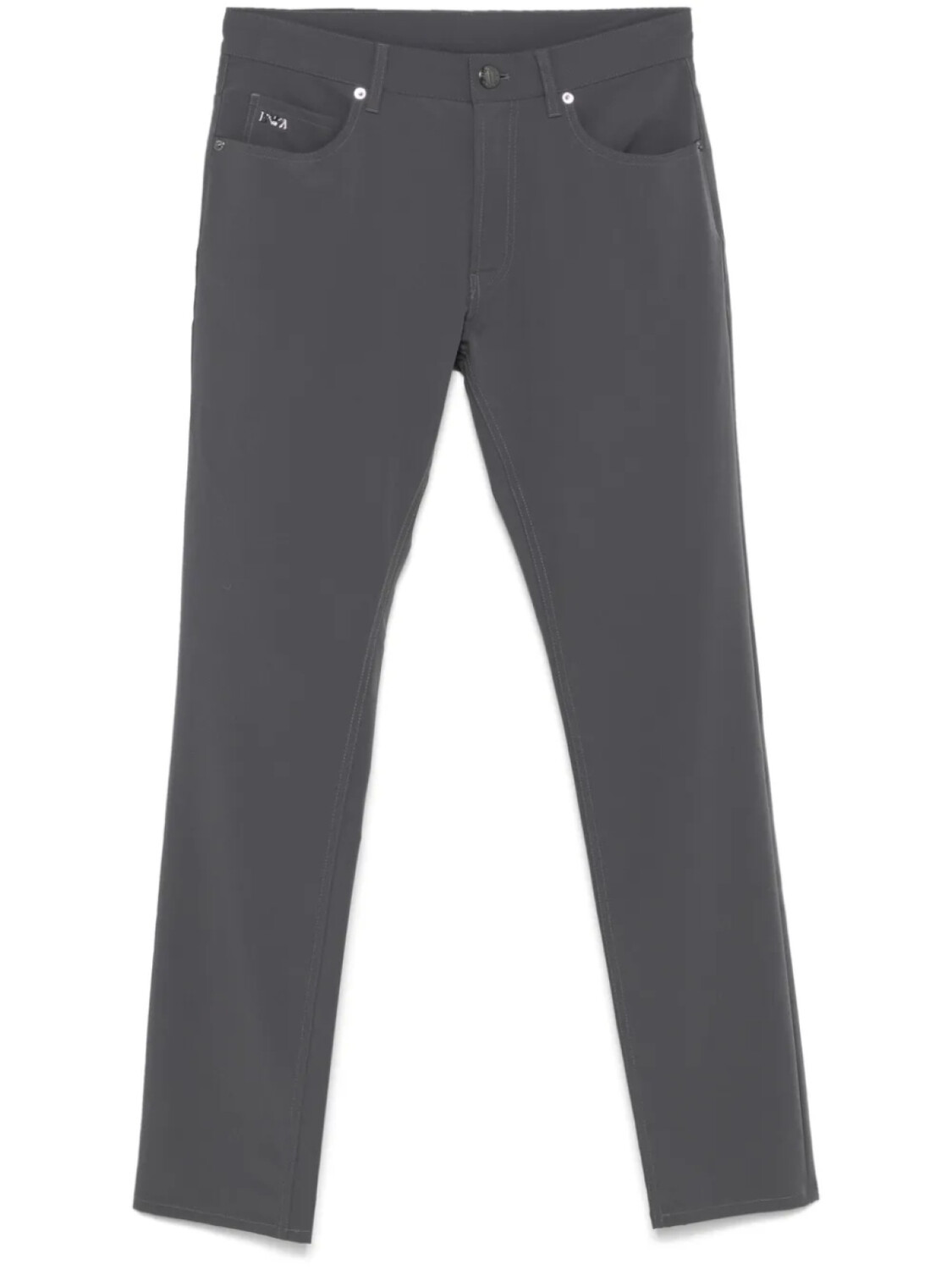 

Emporio Armani прямые брюки, серый