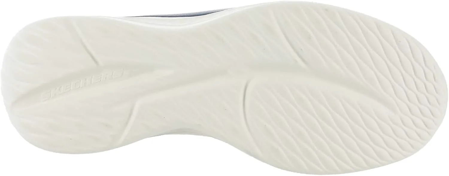 Мужские кроссовки Skechers Streetwear Slade - Breyer с вязаной сеткой, шнуровкой-банджи и четвертной вставкой, без шнурков, темно-синий — фото 3