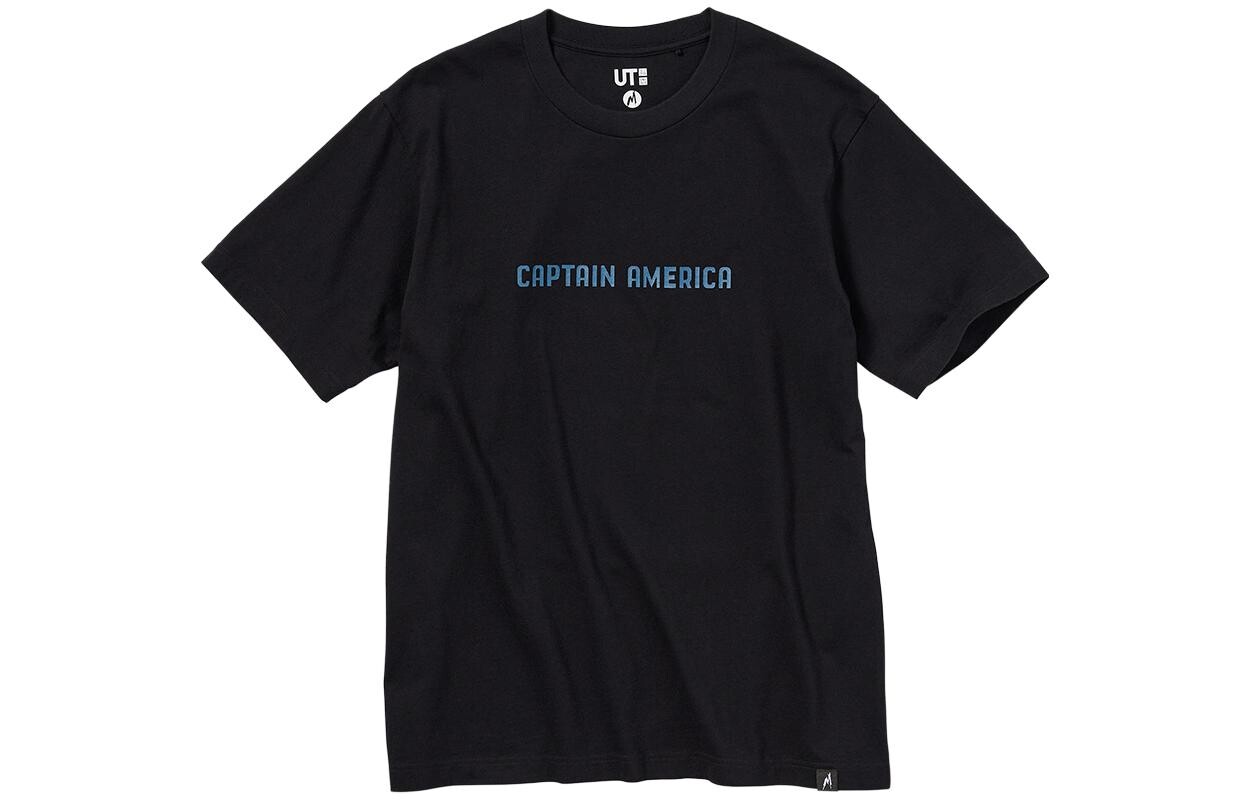 

UNIQLO Футболка унисекс, цвет Black