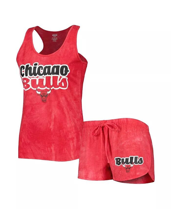 

Женский комплект для сна из майки и шорт Red Chicago Bulls Billboard Concepts Sport