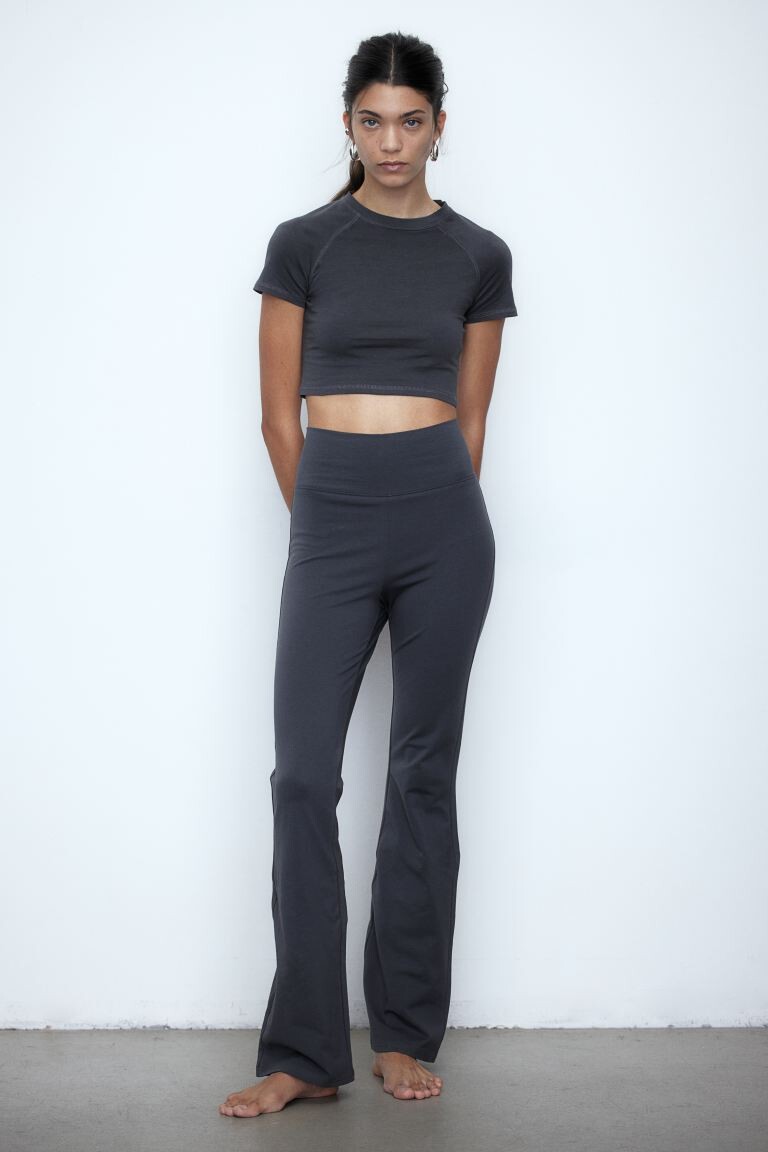 

Расклешенные леггинсы H&M, серый
